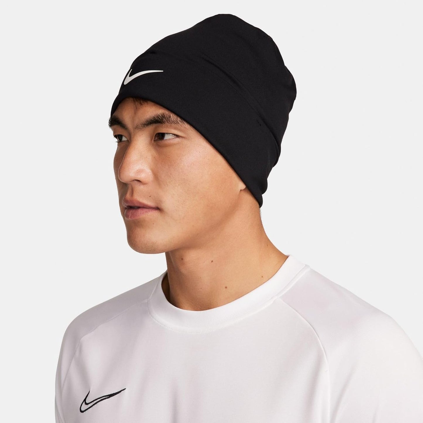 Nike Herren Peak Beanie-Mütze, Black/White, Einheitsgröße EU