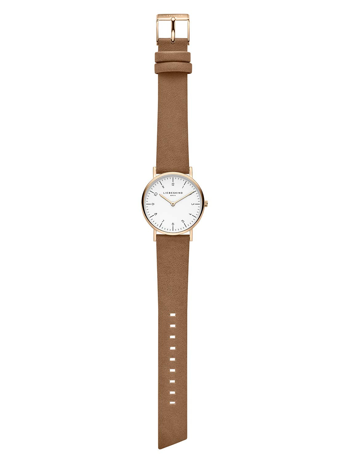 Liebeskind ladies analog quartz watch with leather strap