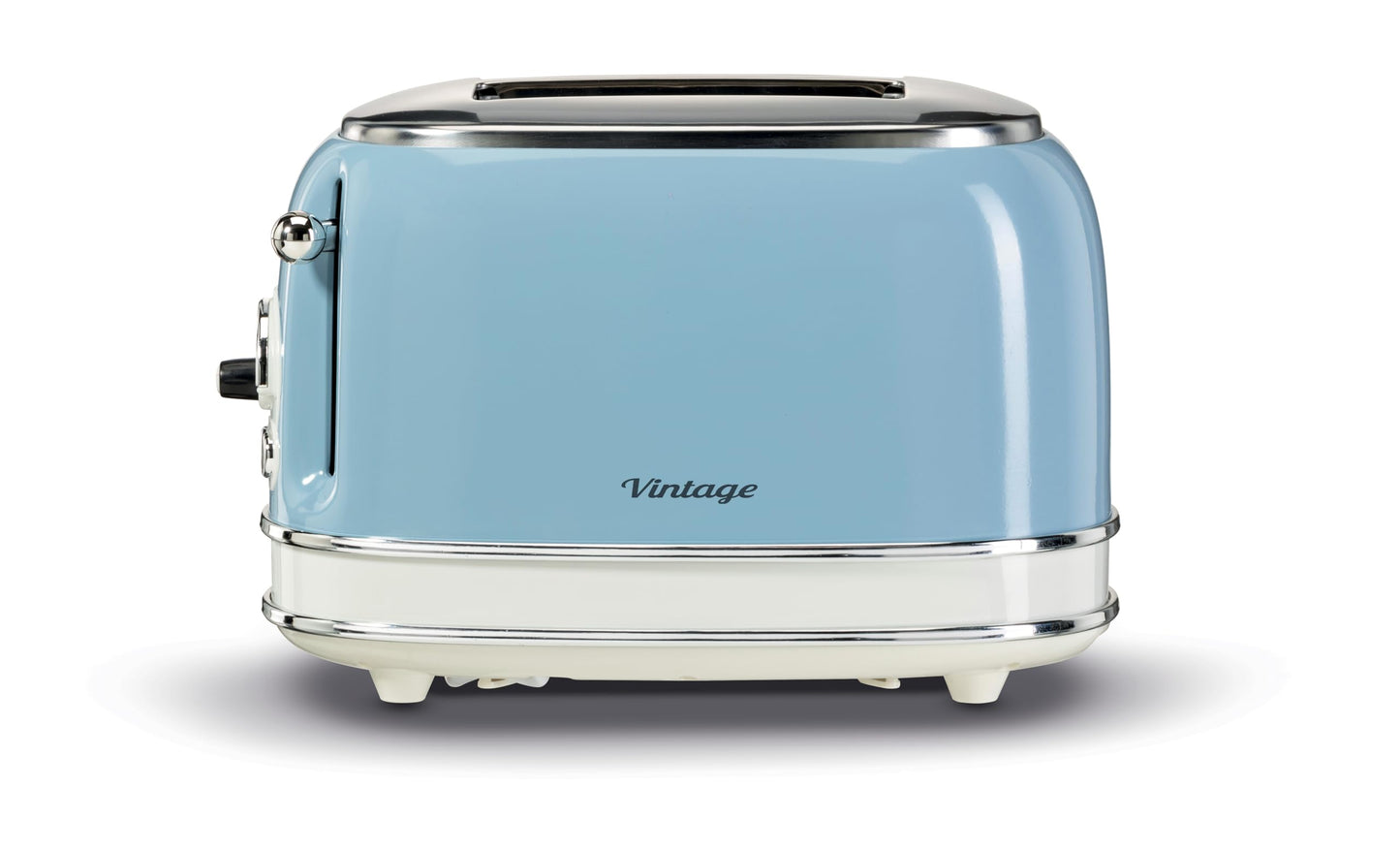 Ariete Vintage 155, 2-Scheiben-Toaster, Retro Toaster mit 6 Toaststufen, Automatischer Auswurf, Auftaufunktion, Herausnehmbares Krümelfach, Gehäuse aus Edelstahl, mit Sandwichzangen, 810W, Vert