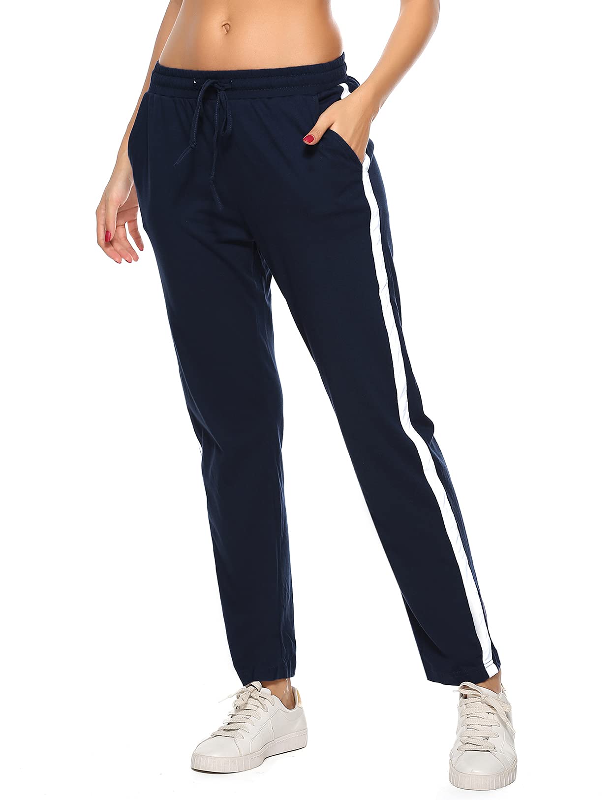 Irdcomps Women’s Jogging Pants – Cotton Wide Leg Sweatpants