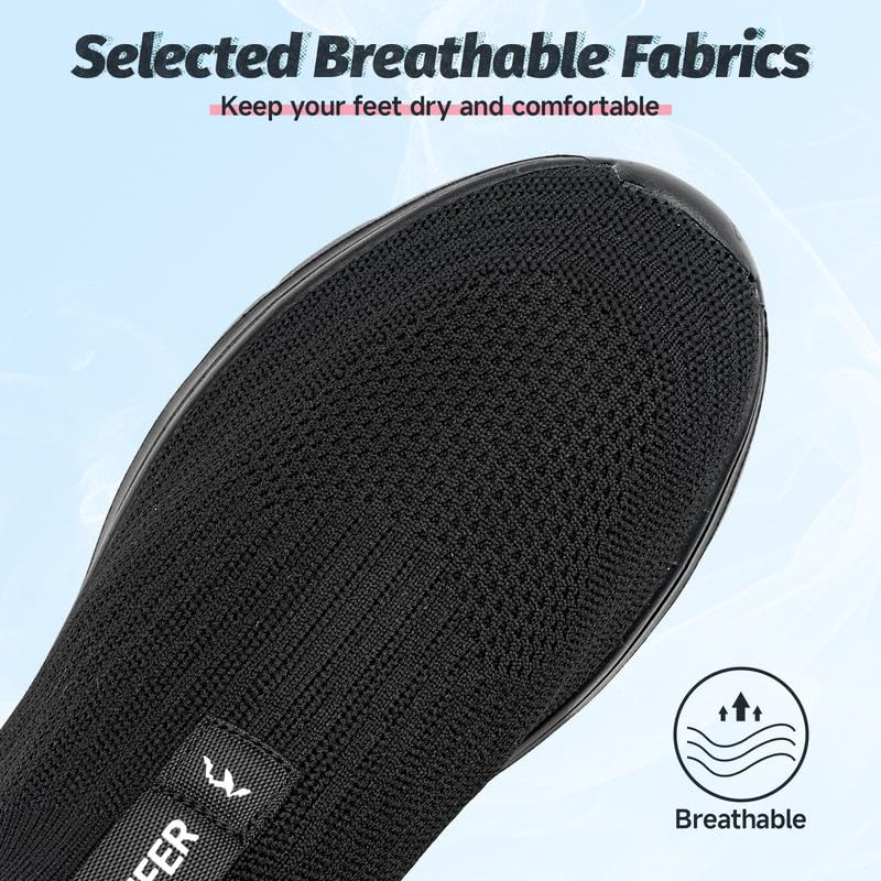 Sosenfer Men’s Slip-On Sneakers – Ultra-Lightweight Shoes