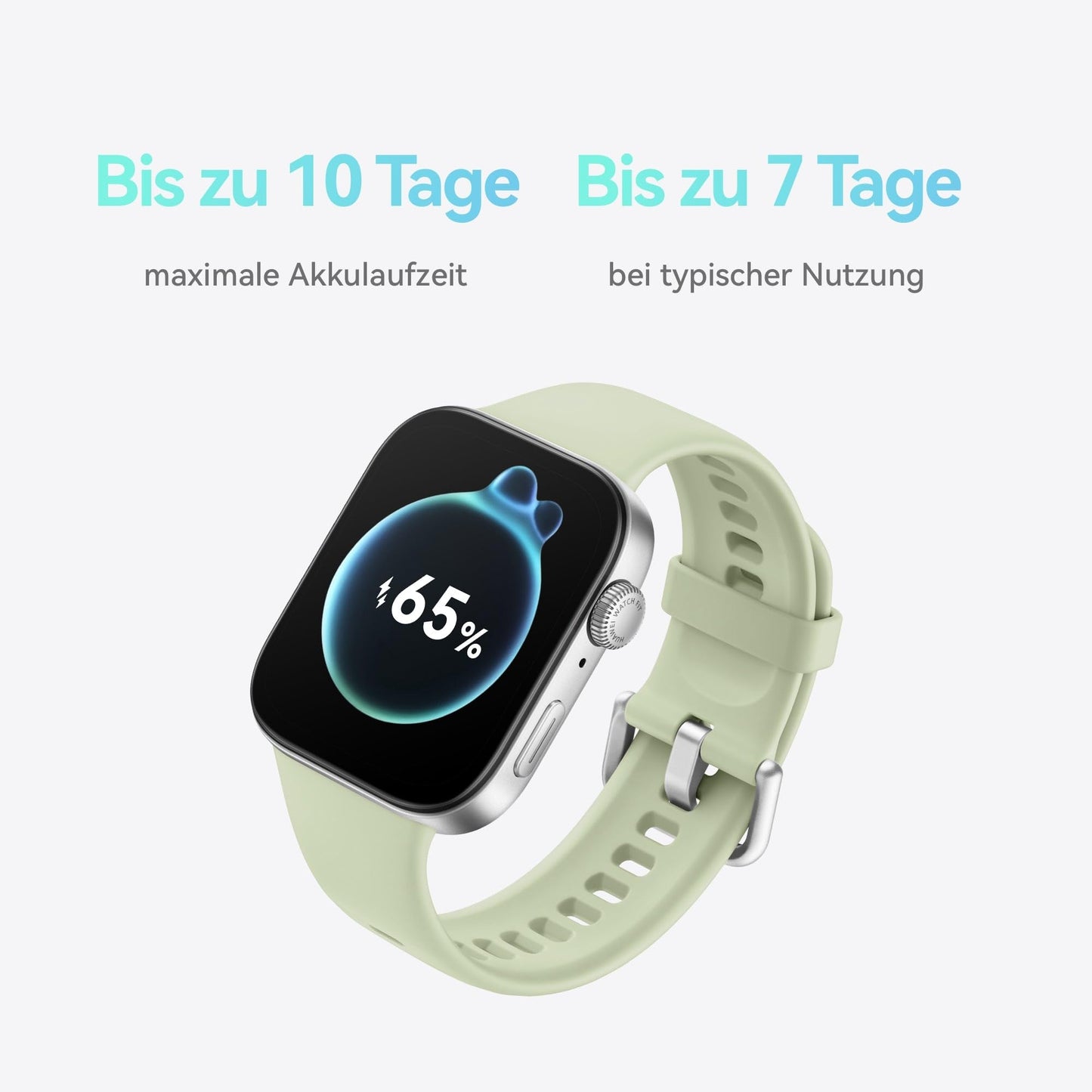 HUAWEI Watch FIT 3, Bluetooth-Anrufe, GPS,Smartwatch, Aluminum Case, iOS&Android, 1,82" AMOLED-Display, Bis zu 10 Tage Akkulaufzeit, Gesundheits&Fitness-Management, Gray Nylon【Amazon Exclusive】