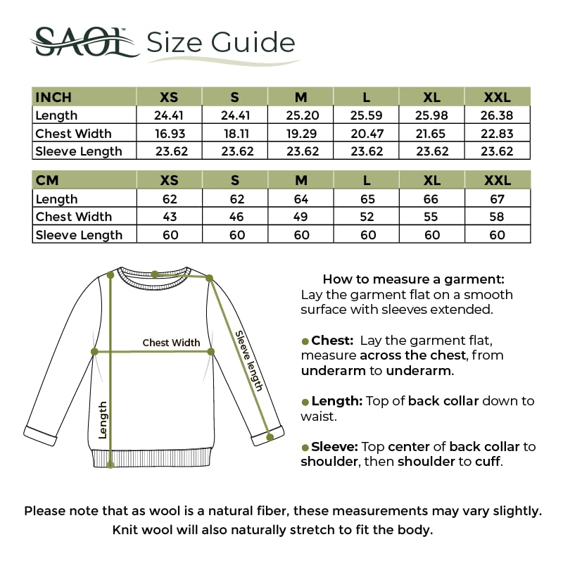 SAOL Women’s Merino Wool Sweater – Aran Knit with Side Buttons