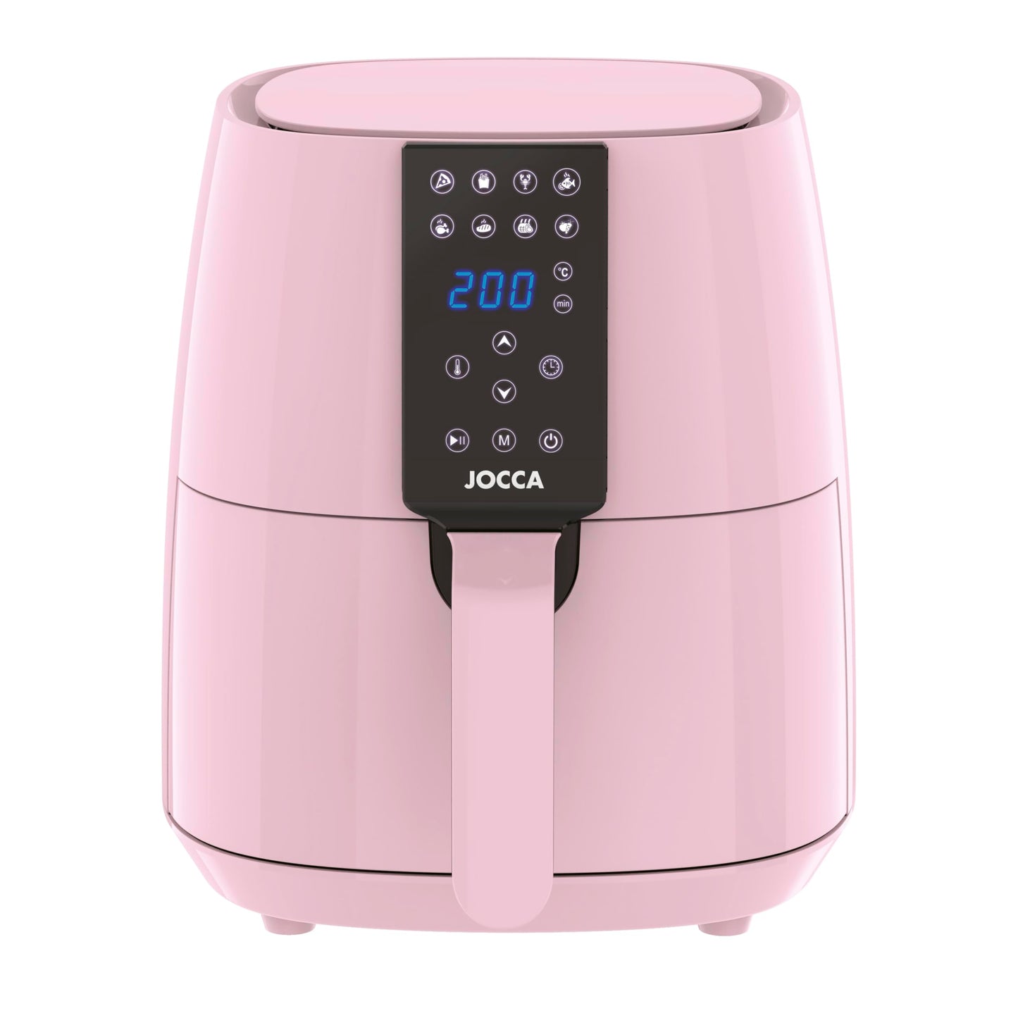 Jocca Heißluftfritteuse Sweet Line, 3,8L Fritteuse, 1450W, 8 Programme, LED Touchscreen, Timer, Rosa