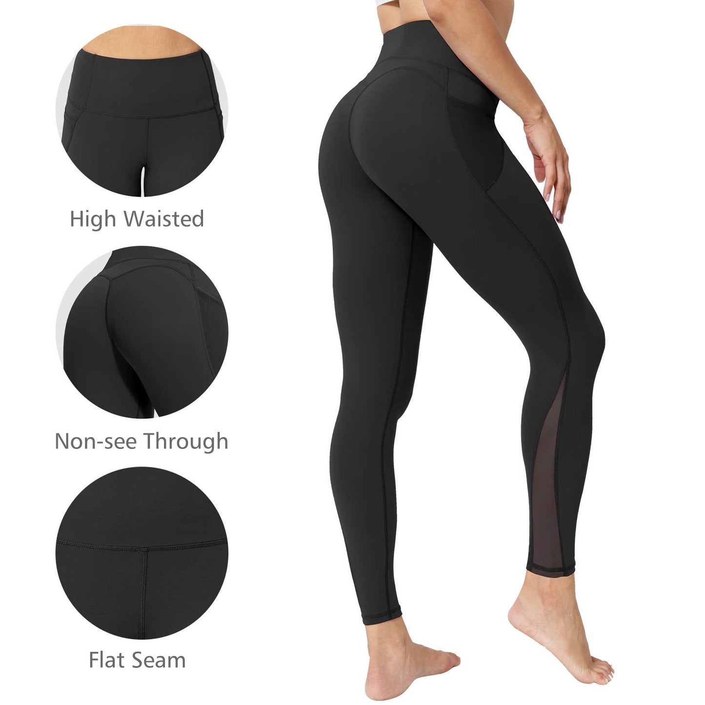 Sport Leggings for Women with Pockets – Comfortable for Yoga, Fitness & Running