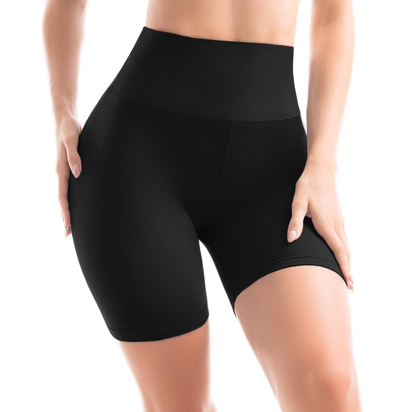 Women's High-Waist Cycling Shorts – Comfortable, Opaque Leggings for Yoga & Fitness