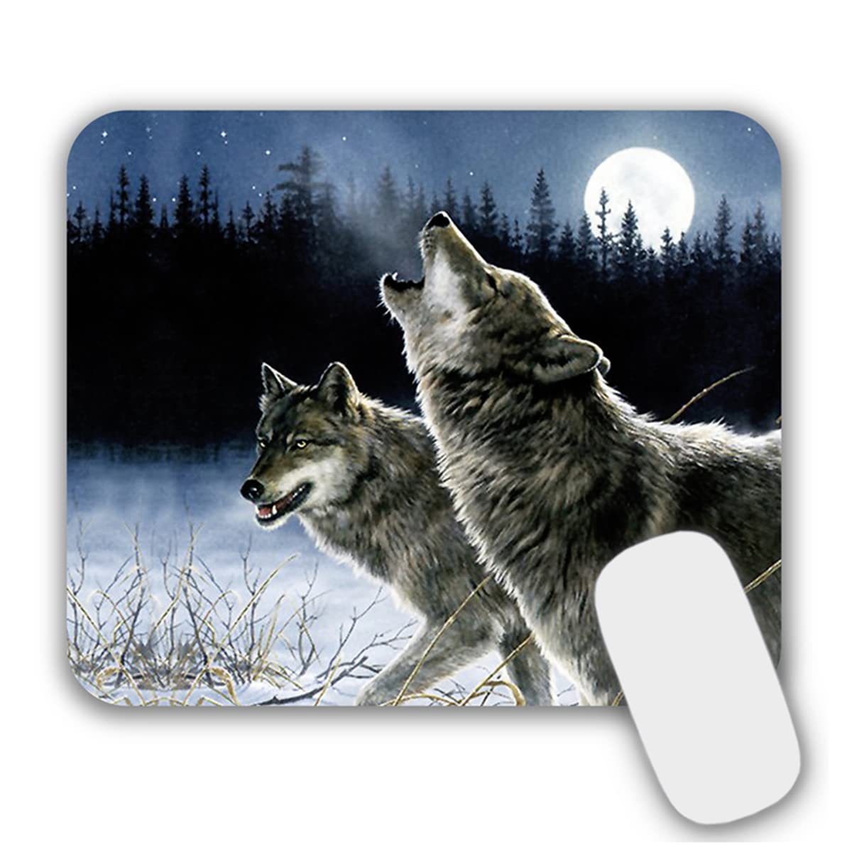AOKSUNOVA Mauspad Office Mauspad Klein Niedliches Design 24 x 20 x 0,3 cm Mousepad mit Motiv (MF-174)