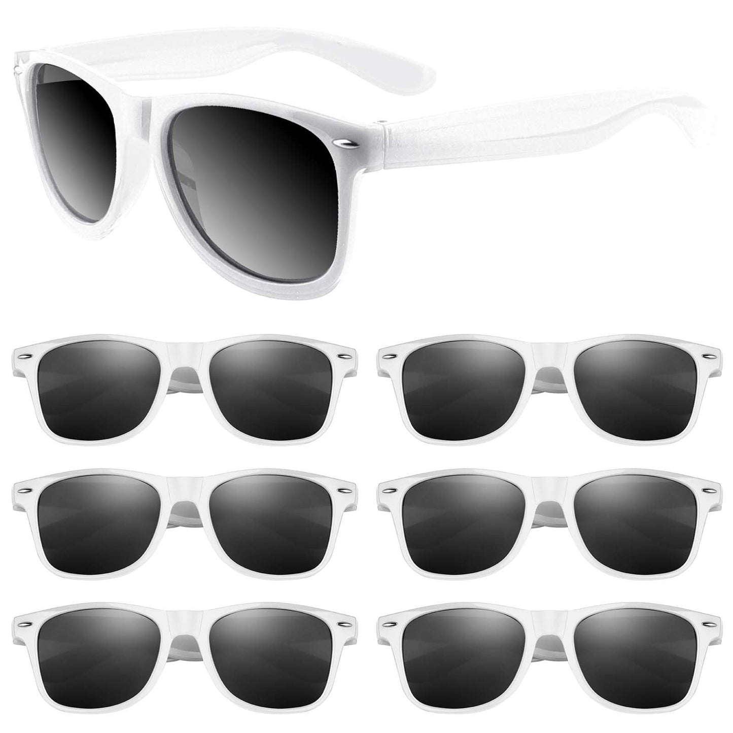 ASTARON Retro Vintage Sonnenbrillen Bulk, 6/12/24/48 Pack polarisiert Günstige Neon Sonnenbrillen Bulk für Frauen und Männer