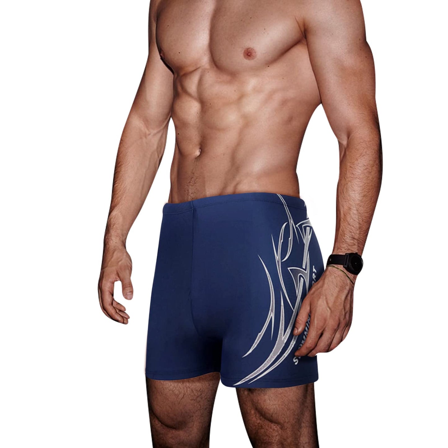 Men’s Jammer Swim Shorts – High-Tech Elastic Swimwear