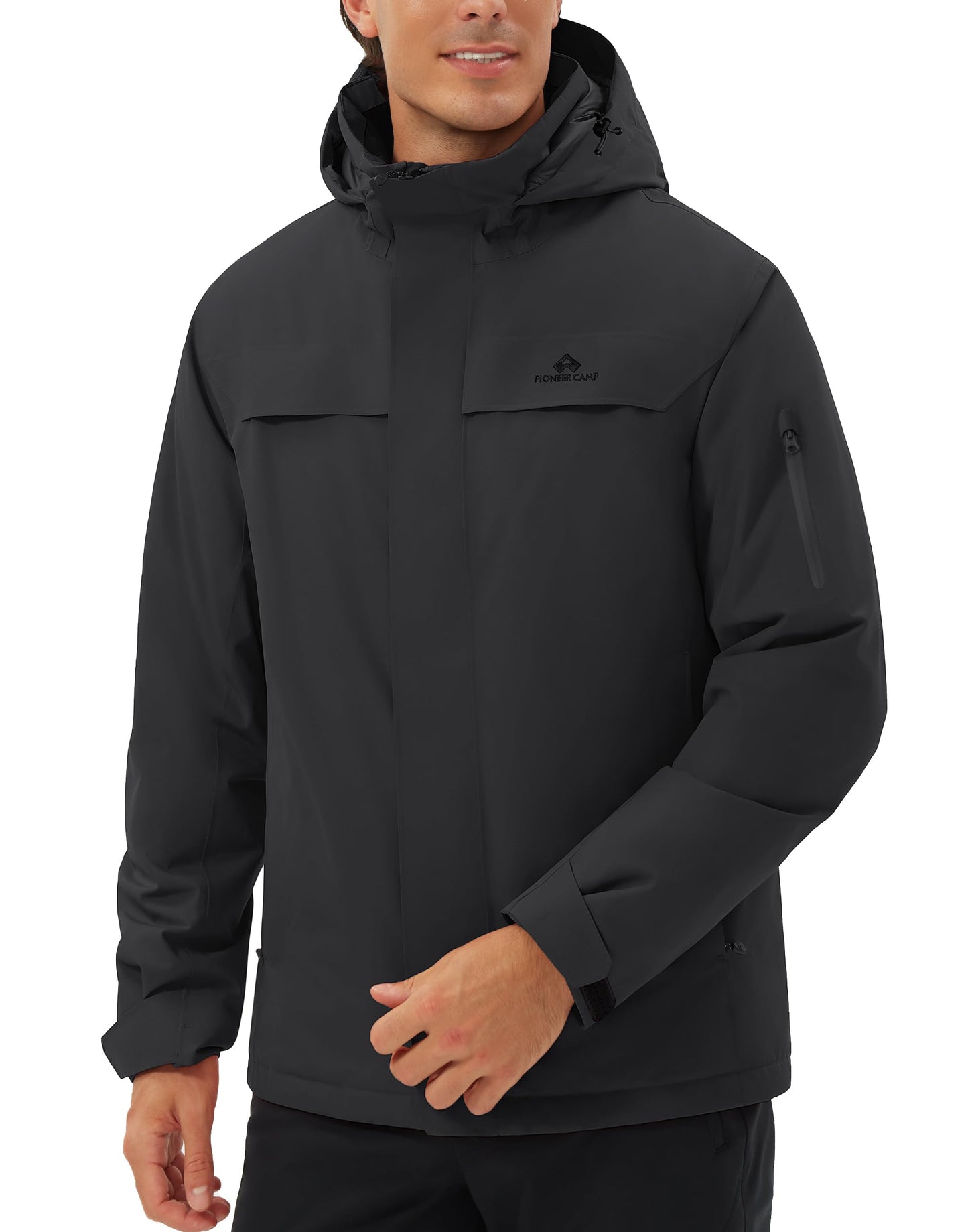 Men’s Ski Jacket – Waterproof, Warm & Breathable Snowboarding Winter Coat