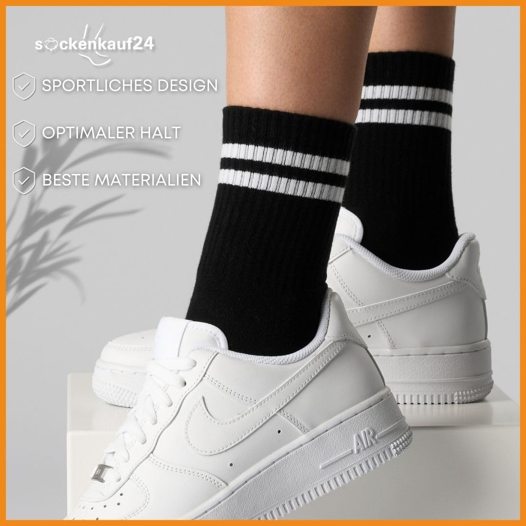 Women's Tennis Socks (6 Pairs) Sports Socks with Reinforced Heel & Toe