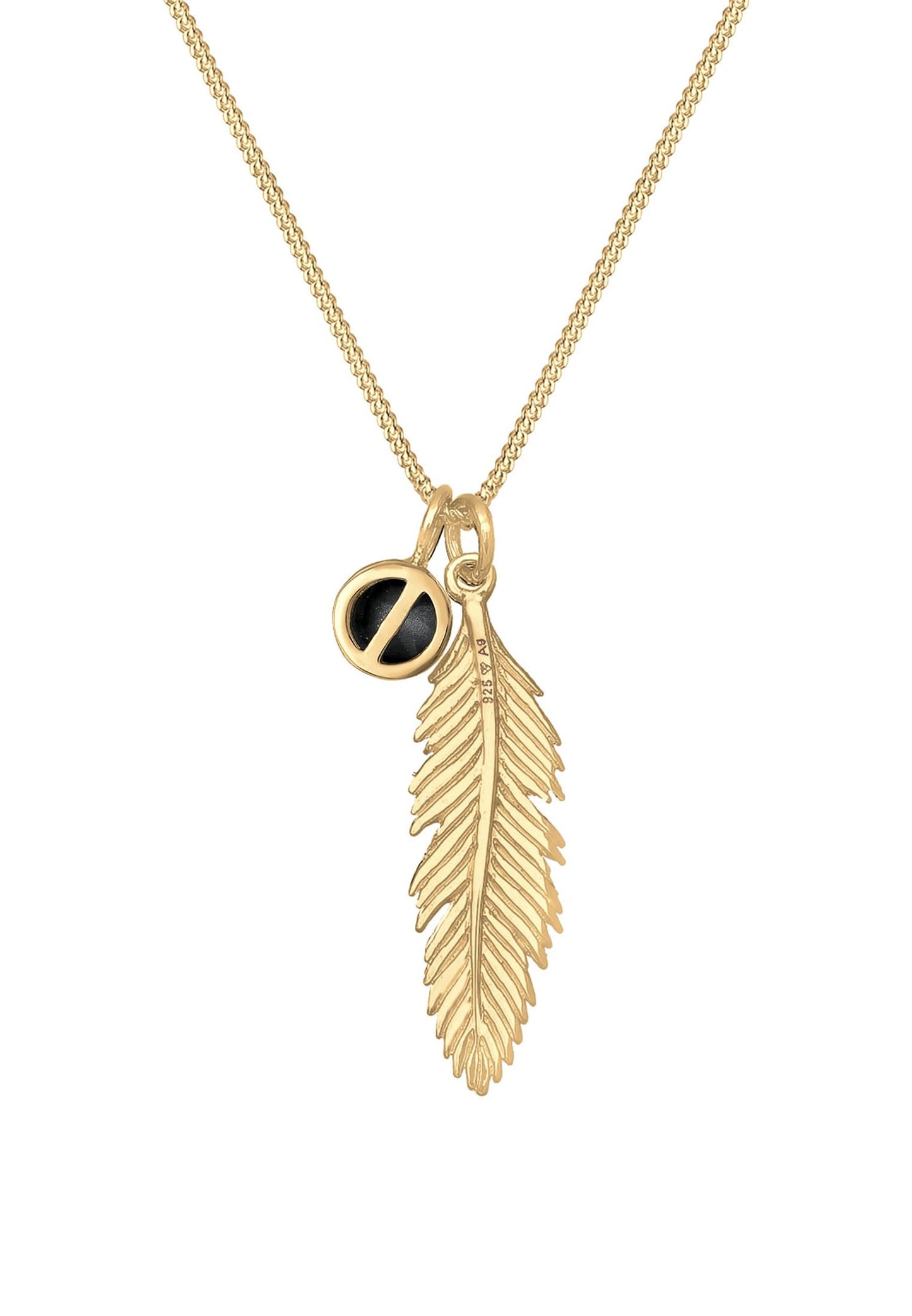 Elli Women's Feather Pendant Necklace