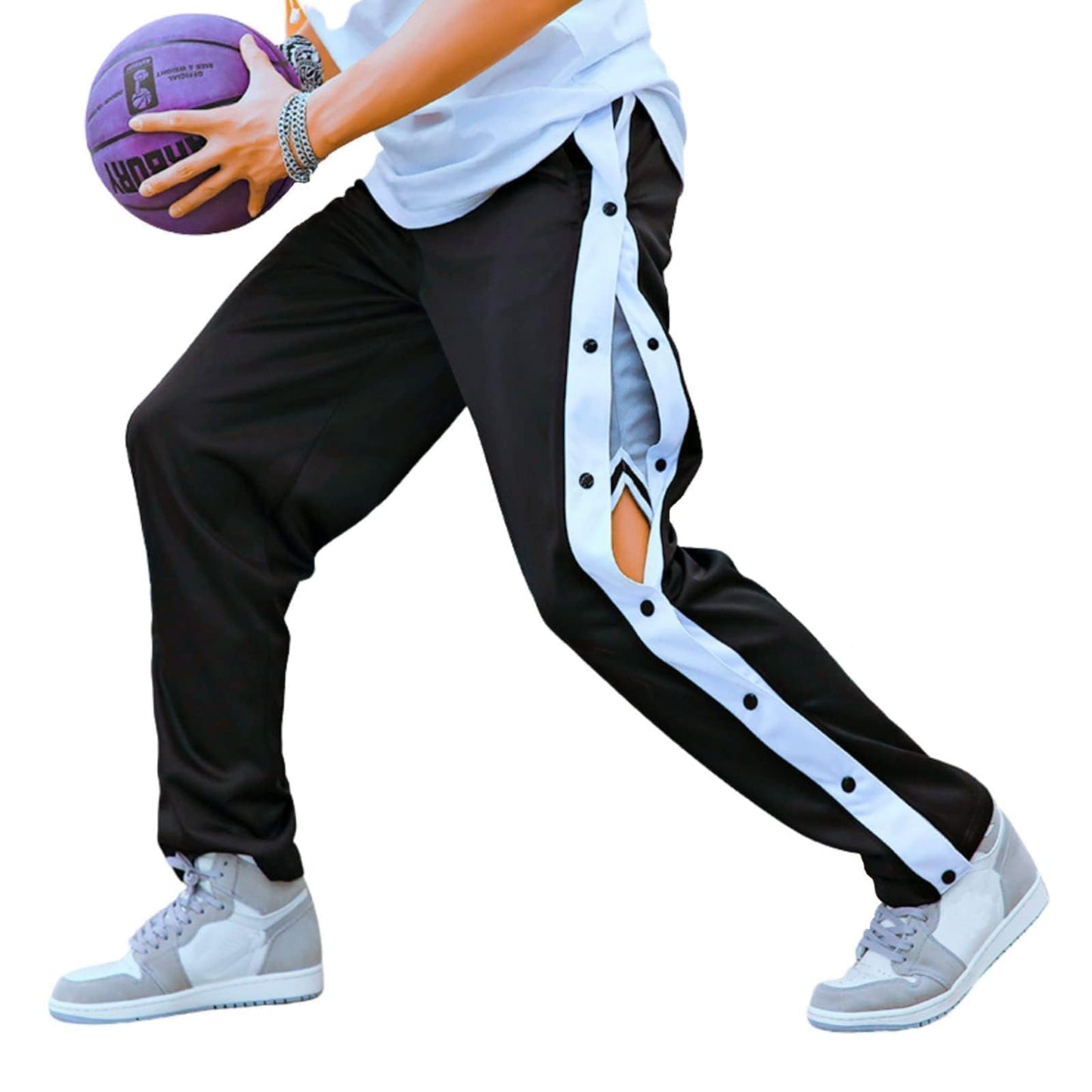 PINSPARK Men’s Rehab Joggers – Tear-Away Athletic Pants