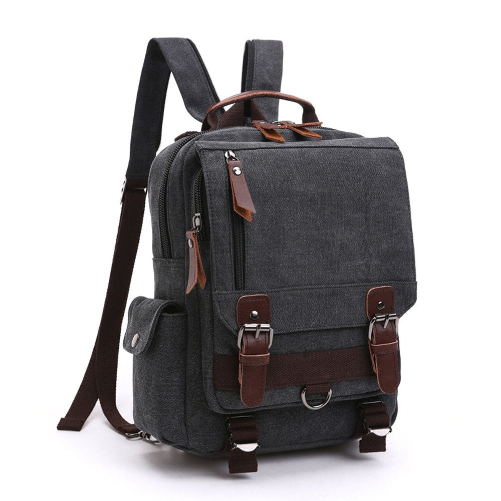 LOSMILE Vintage Canvas Backpack for Men & Women