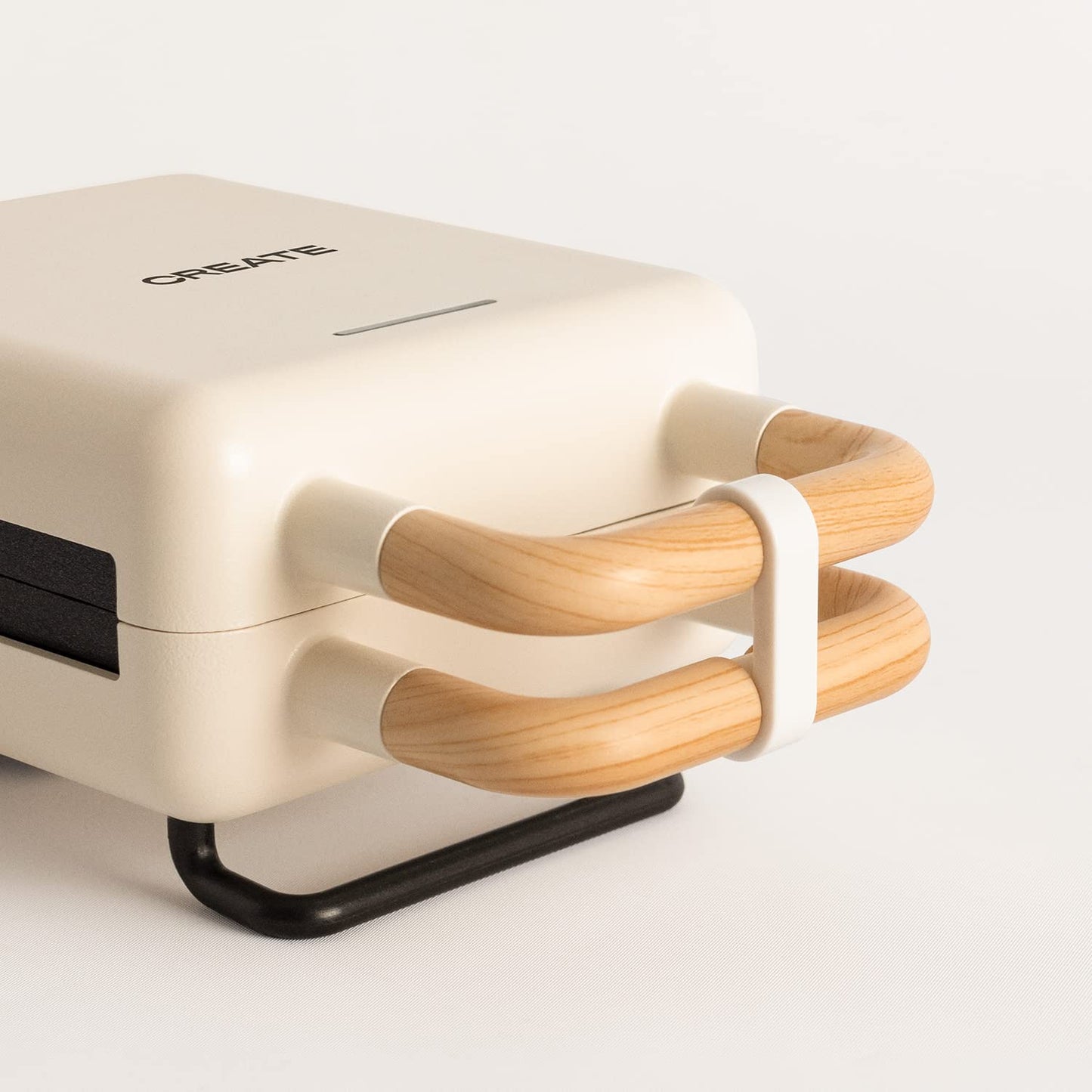 CREATE/STONE STUDIO/Sandwichmaker und Waffeleisen in Rosa-Barbie / 2 austauschbare Antihaftplatten, 1 Scheibe, 100º Offnung, BPA-frei, 105º Öffnung, Cool-Touch-Griff, 600W