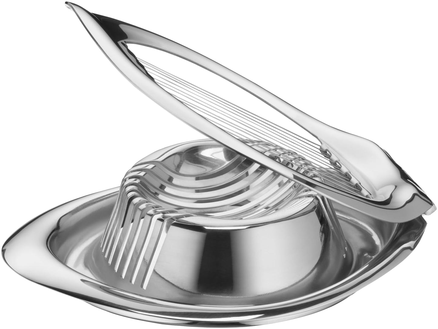WMF Stelio Eierkocher Edelstahl, Eierkocher 1 Ei -7 Eier, 380 Watt, Härtegradeinstellung, Fortkochstufe, Messbecher mit Eipick