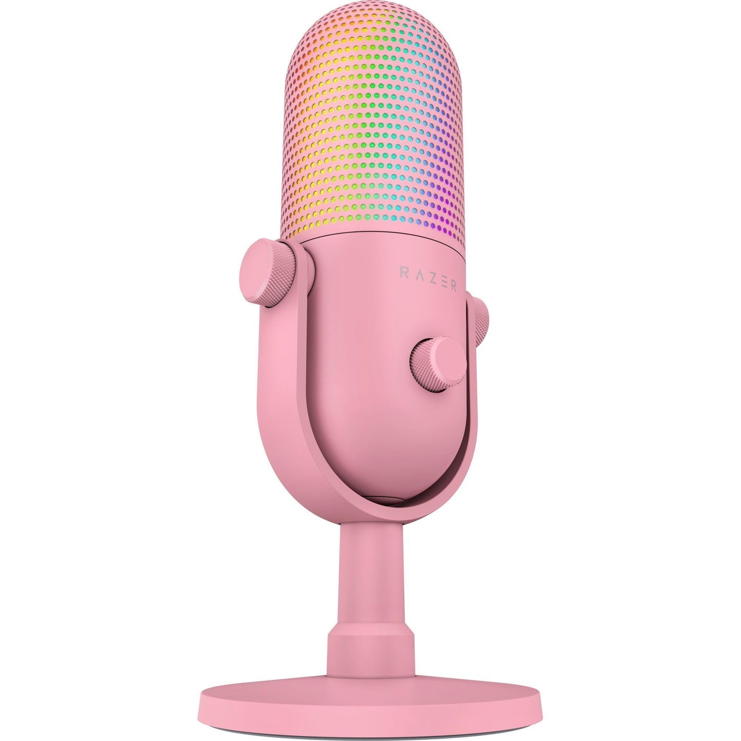 Razer Seiren V3 Mini - Ultrakompaktes USB-Mikrofon (14mm Supernieren Kondensatormikrofon, Tap-to-Mute-Sensor mit LED-Anzeige, integrierter Stoßdämpfer, Plug-and-Play Design) Schwarz