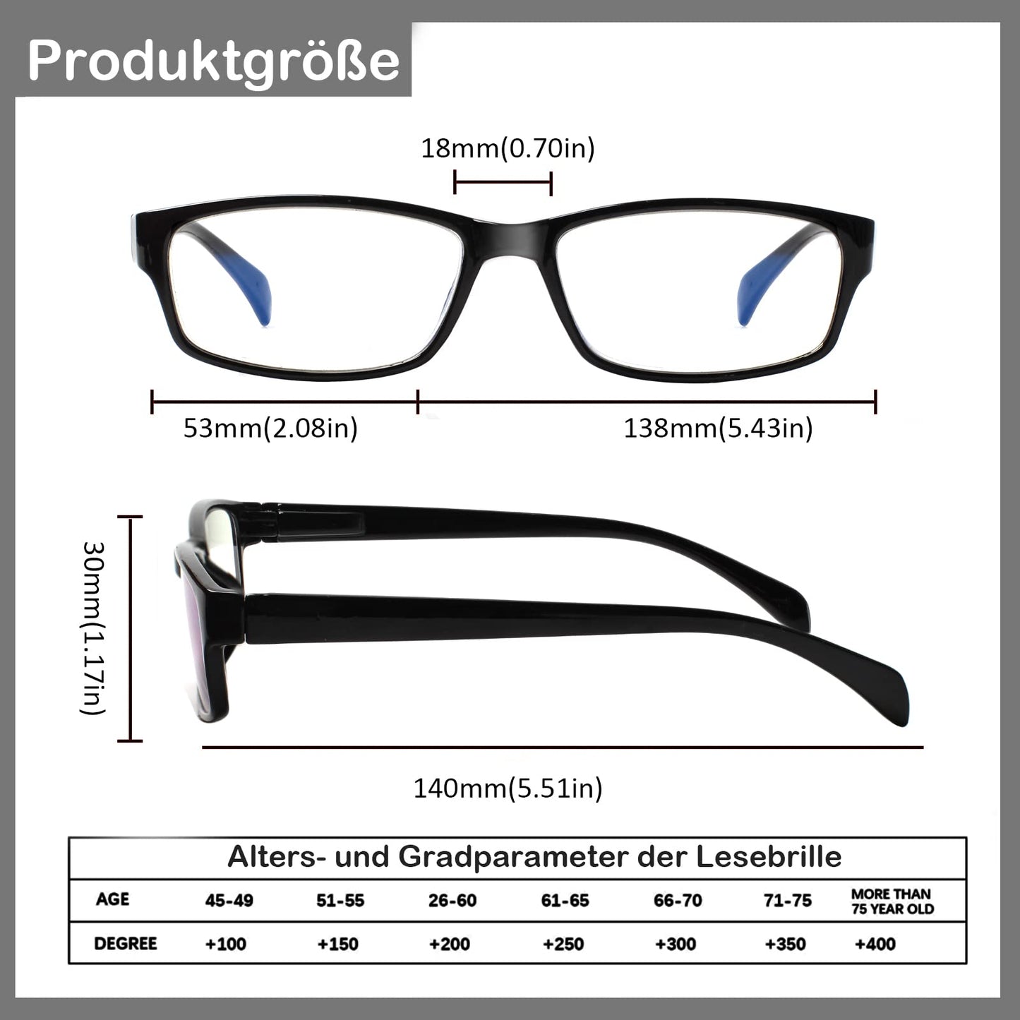 COJWIS Lesebrille 6 Pack herren und Damen Qualität Feder Scharnier Blaulichtfilter Leser Brille(6 Farbe Mischen-1, 2.00)