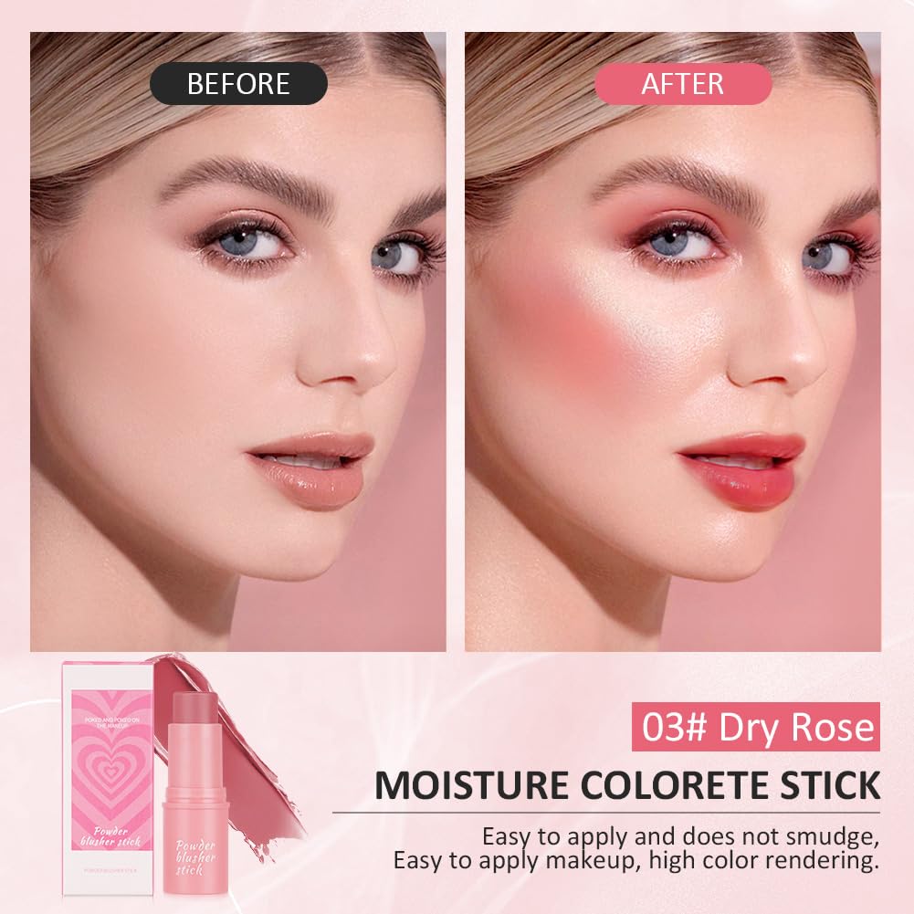 LOPHE Cream Blush Stick - 3 Pieces Set