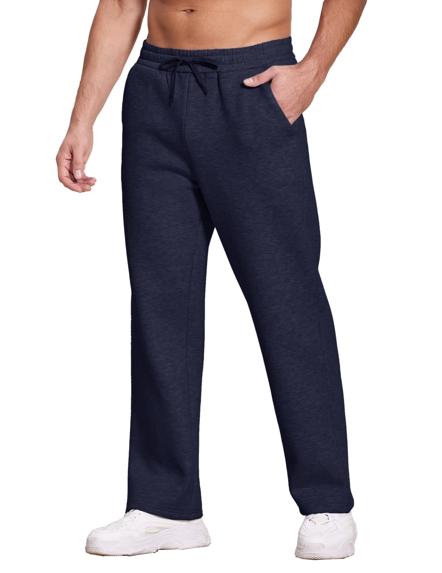 PINSPARK Men’s Winter Joggers – Fleece-Lined Sweatpants