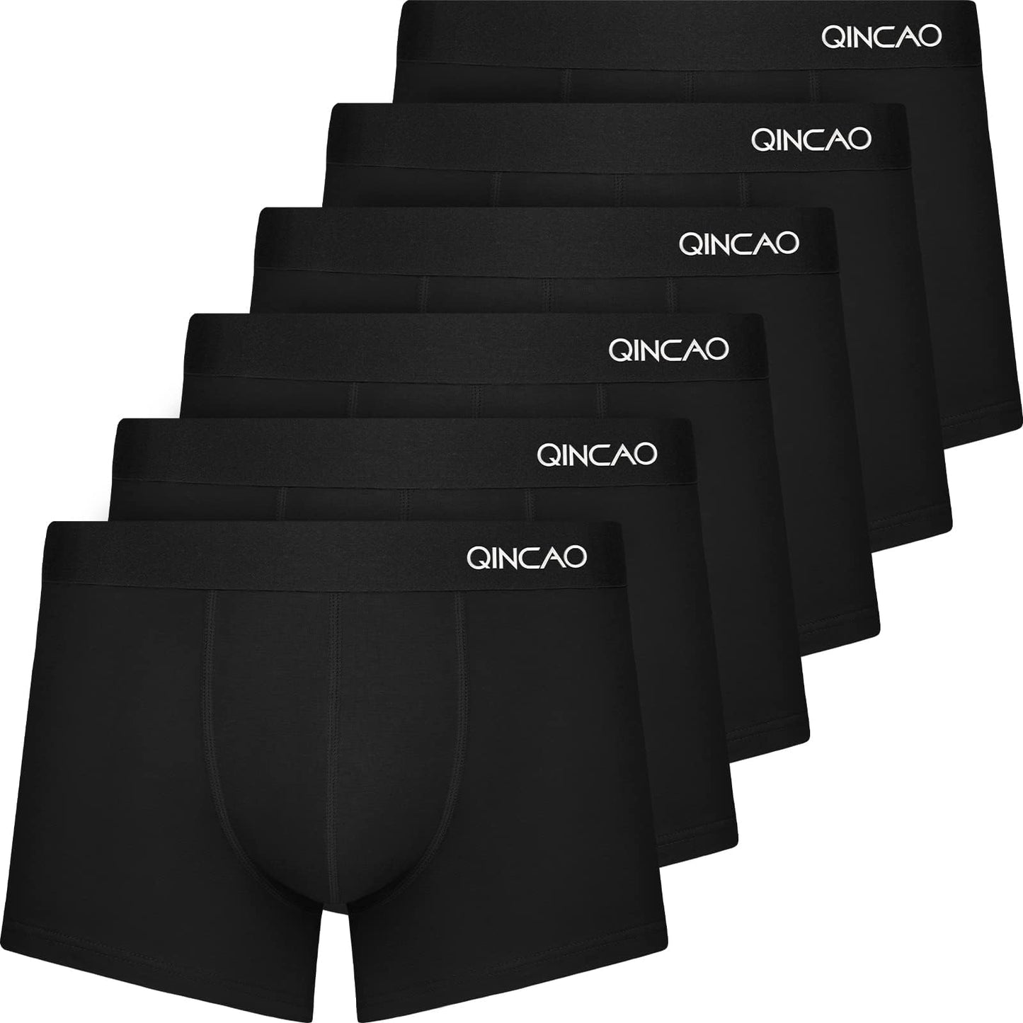 QINCAO Men’s Boxer Shorts 6-Pack