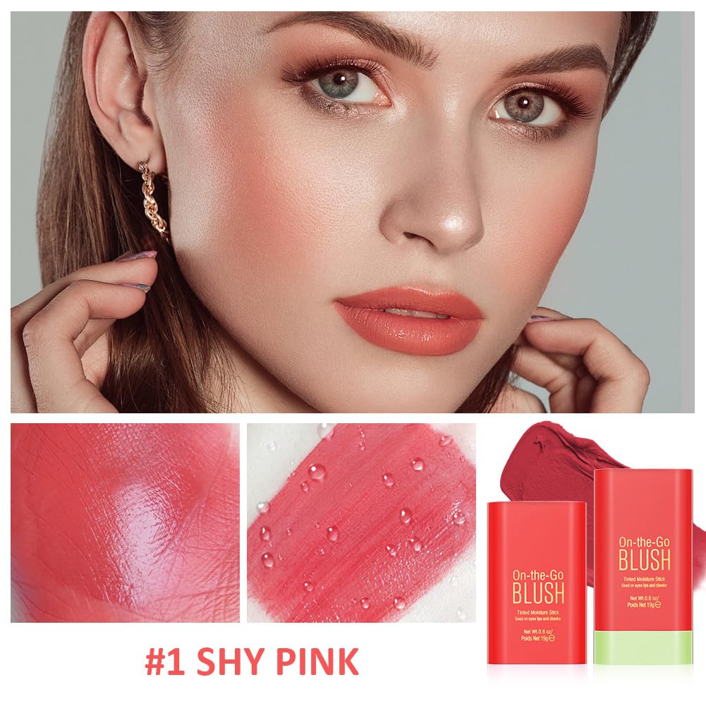 LOPHE Cream Blush Stick - 3 Pieces Set