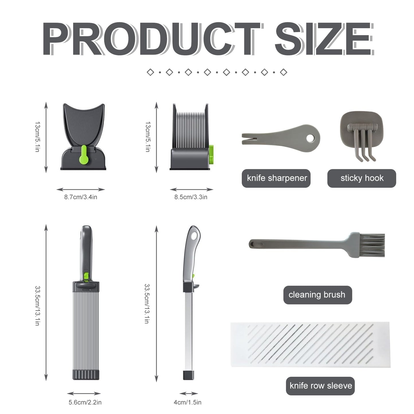 Meat Slicer, Stainless Steel All-purpose Slicer, Butcher's Hatchet Adjustable Meat Cutter, 2-4 mm Thick, Manual Meat Cutting Machine for Meat, Cheese, etc. (Pack of 1)