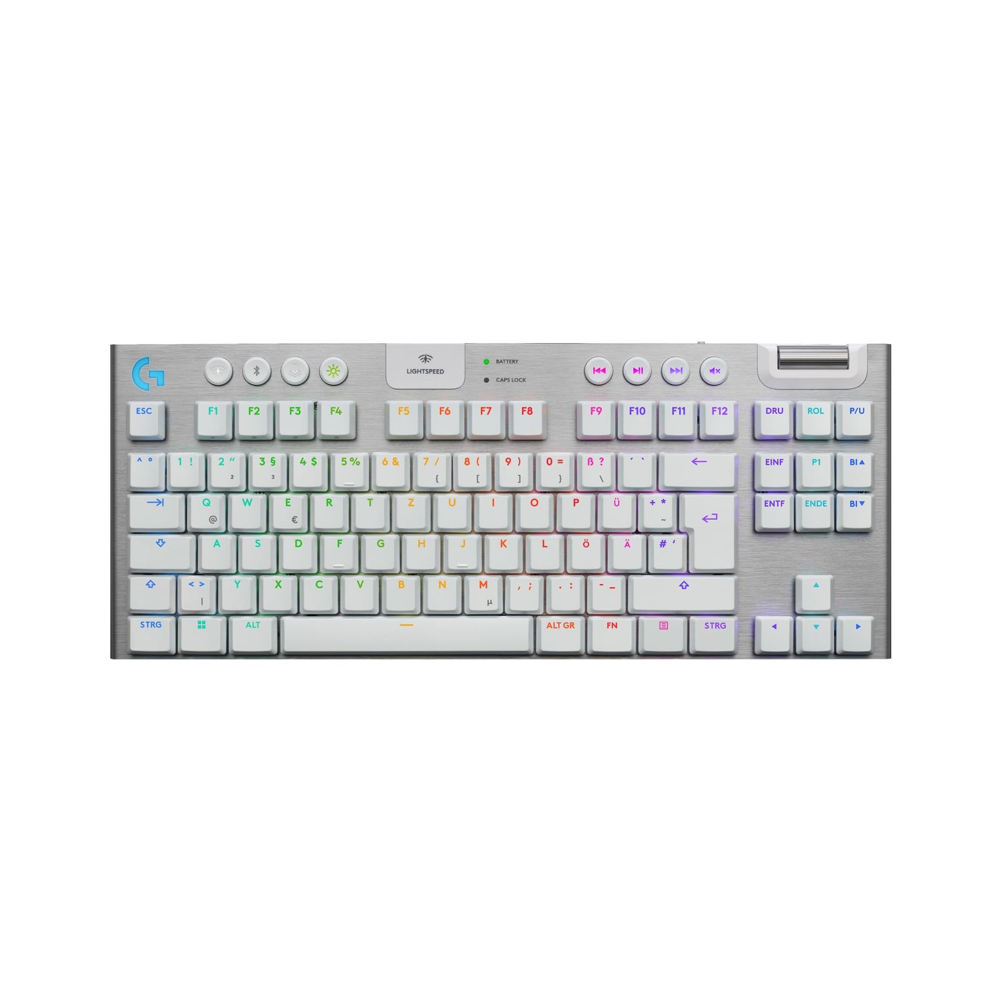 Logitech G502 X Kabelgebundene Gaming-Maus - LIGHTFORCE Hybrid optisch-mechanische Primärschalter, HERO 25K Gaming-Sensor, Kompatibel PC - macOS/Windows - Weiß