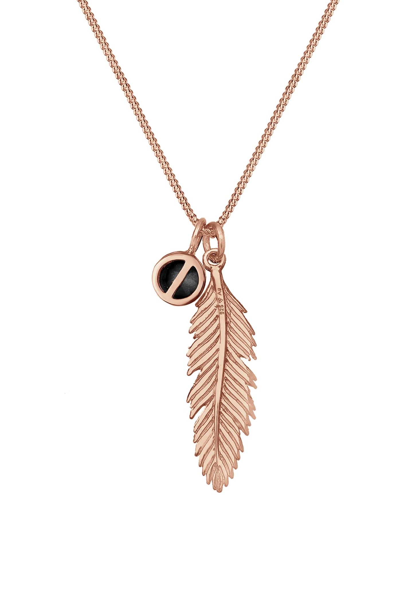 Elli Women's Feather Pendant Necklace