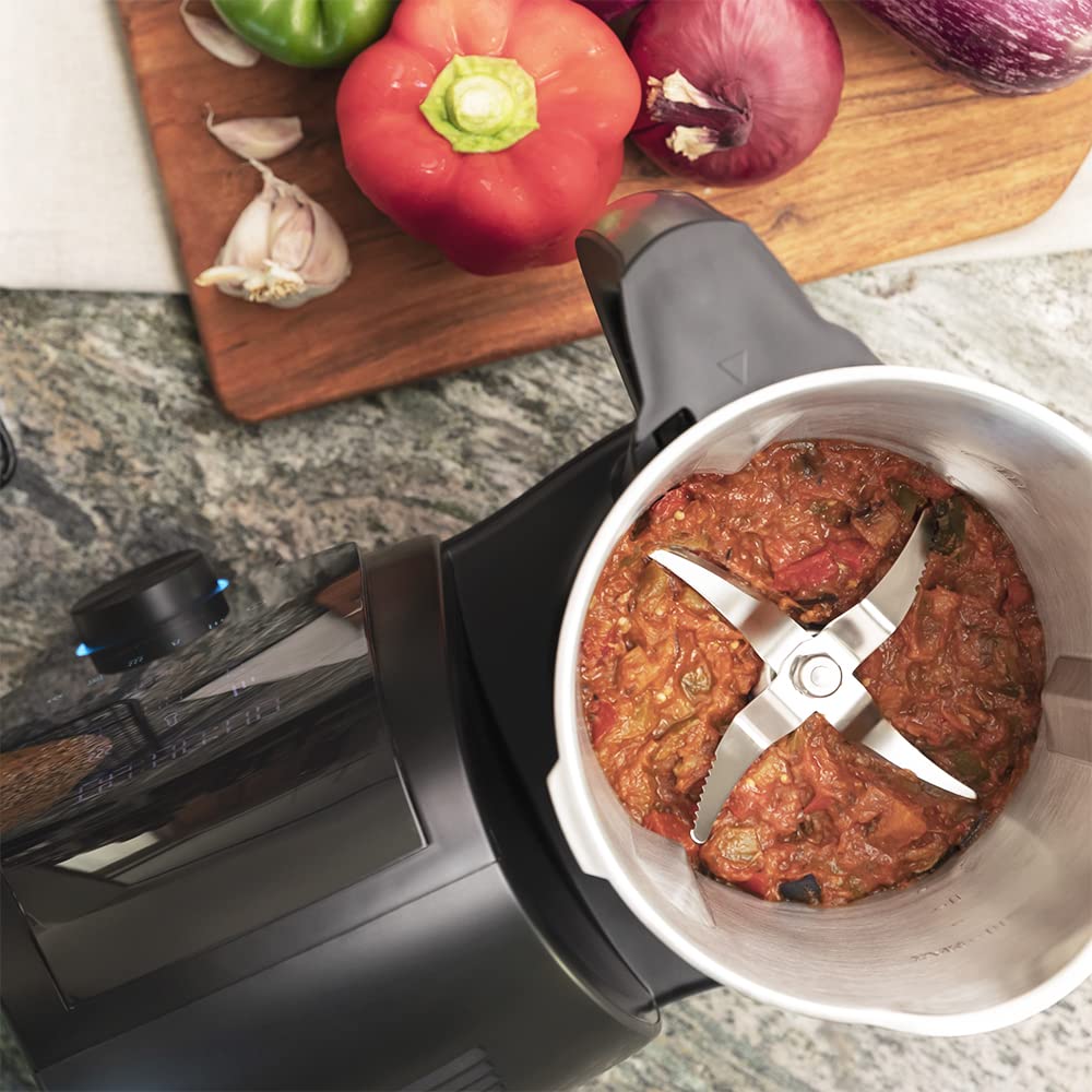Cecotec Mambo 11090 Multifunctional Kitchen Robot 1600 W, 37 Functions, App, Scale and 3.3 Litre Stainless Steel Jug, Dishwasher Safe, Recipe Book and Accessories