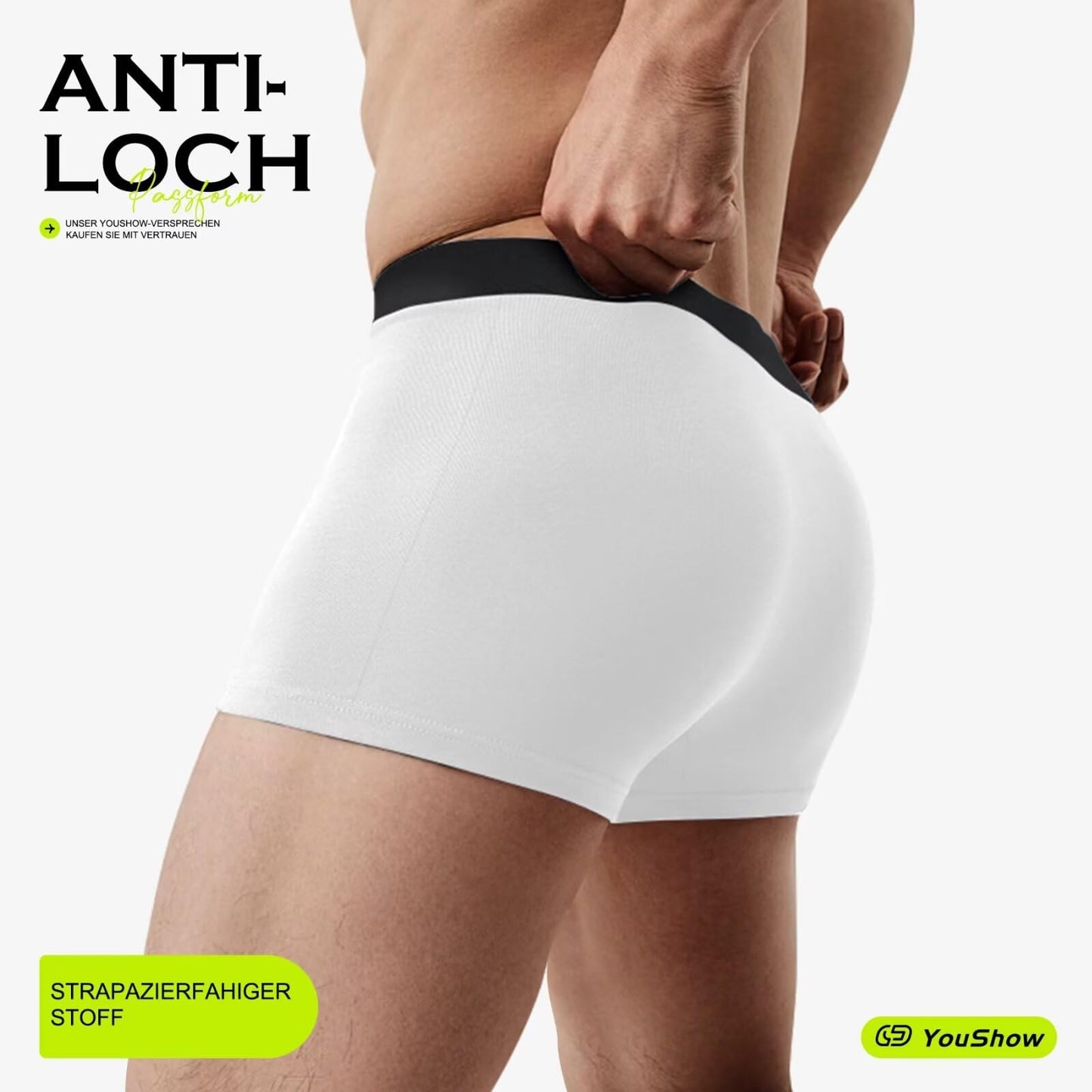 YouShow Men’s Boxer Shorts 6-Pack