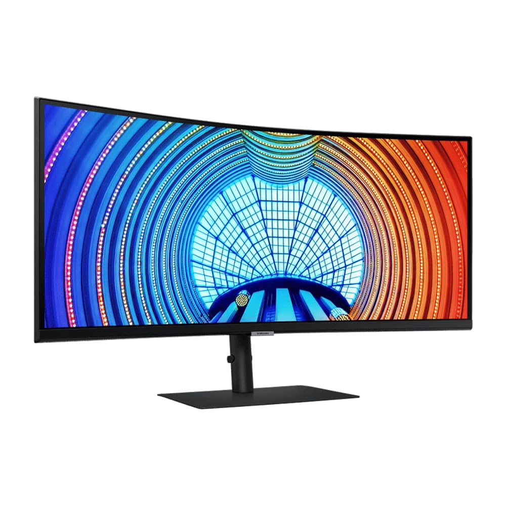 Samsung ViewFinity S50C Monitor S34C500GAU, 34 Zoll, VA-Panel, Ultra WQHD Auflösung, Eco Saving Plus, AMD Freesync, HDR10, 5 ms Reaktionszeit, Bildwiederholrate 100 Hz, Schwarz