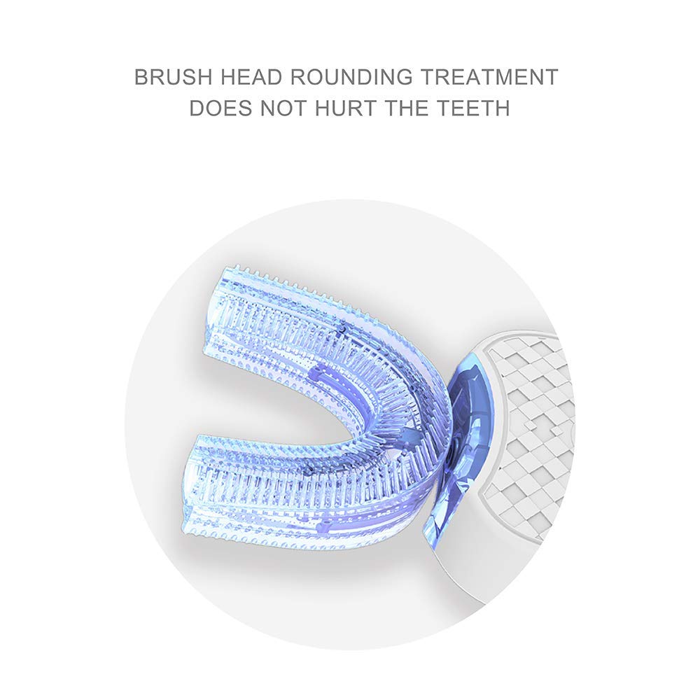 Elektrische Ultraschall-Zahnbürste, Automatische 360 ° Ultraschall-Elektrozahnbürste, Cold Tooth Whitening Instrument Automatische Zahnbürste, Elektrische Schallzahnbürste für Erwachsene