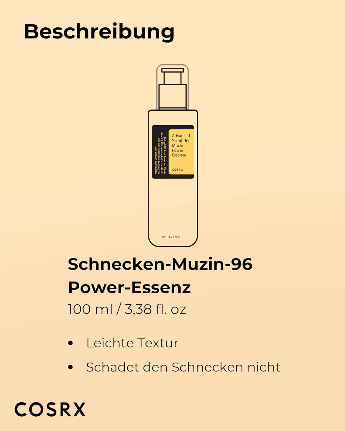 COSRX Advanced Snail 96 Mucin Power Essence – Hydrating & Repairing Serum