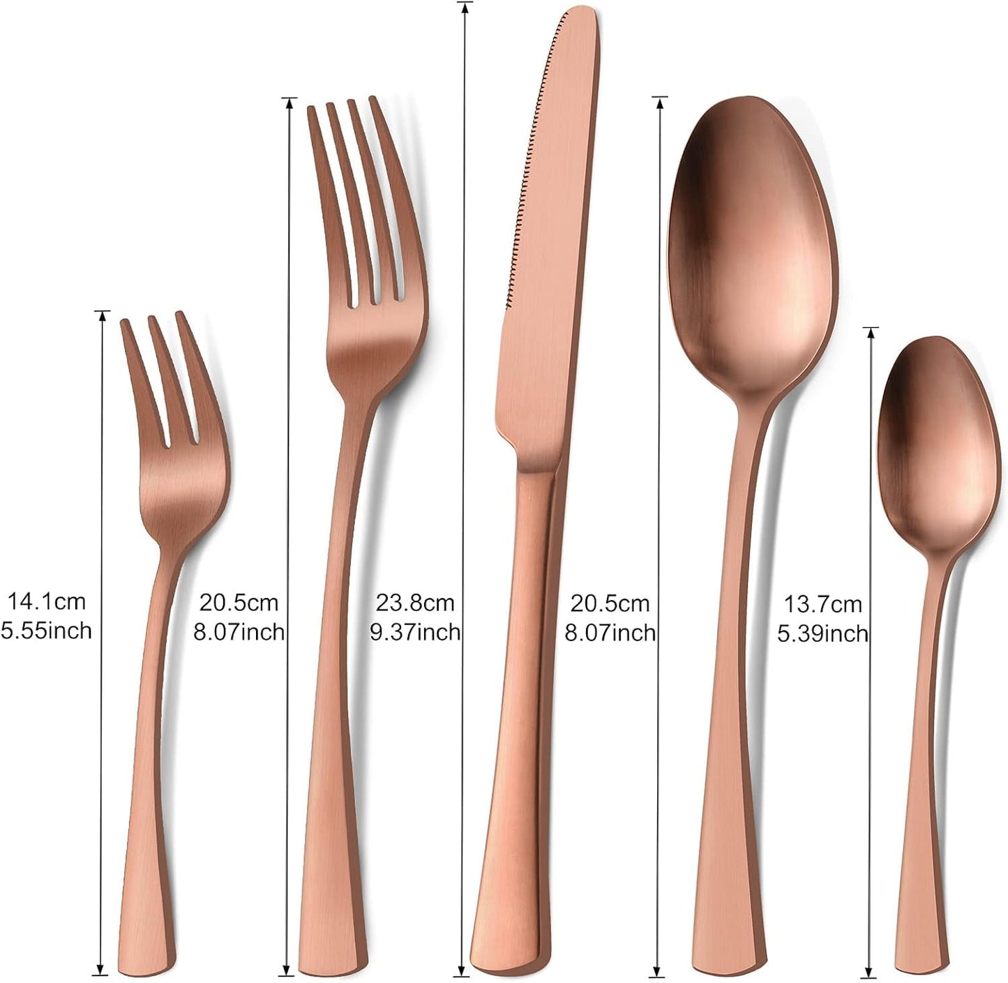Bestdin Besteck Set 6 Personen, 30 teilig Edelstahl Besteckset, Essbesteck Set mit Messer Gabel Löffel, Hochwertiges Edelstahlbesteck, Spülmaschinenfest.
