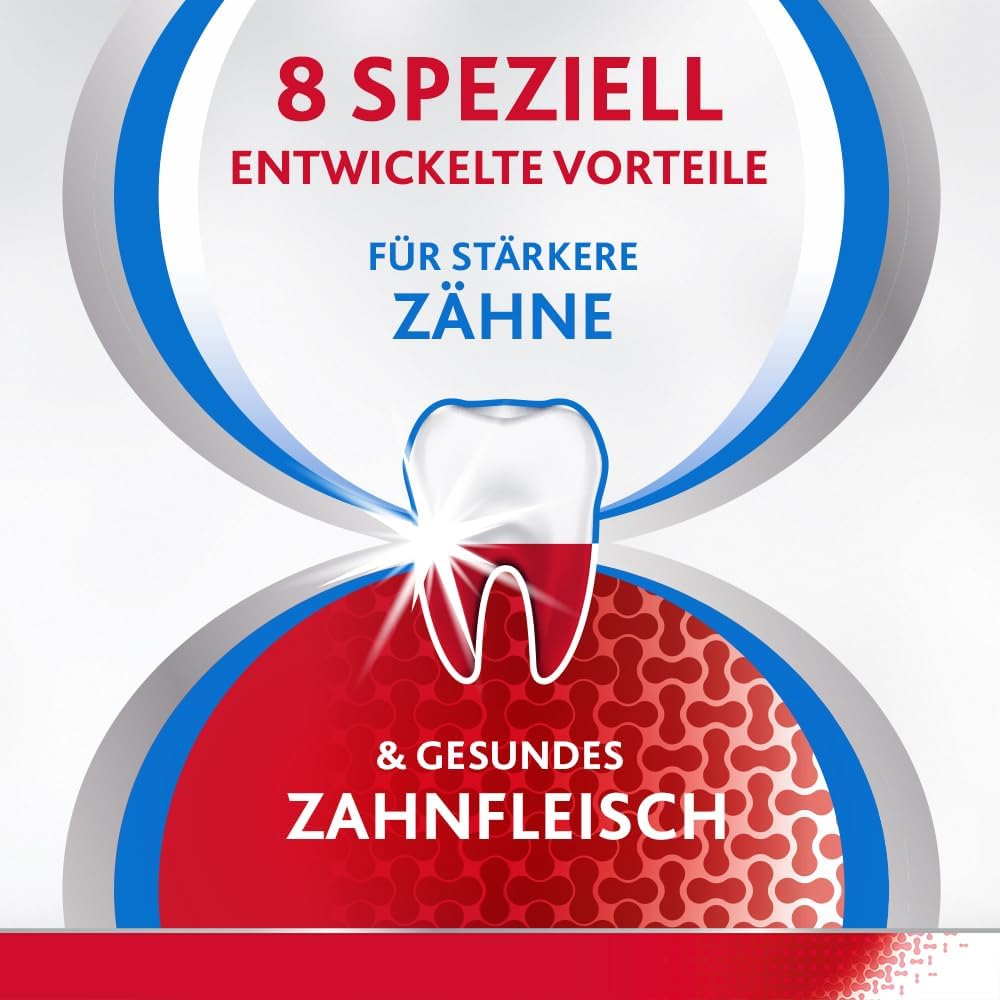 Parodontax Complete Protection Zahnpasta mit Fluorid, 4x75ml, hilft Zahnfleischbluten zu reduzieren und vorzubeugen
