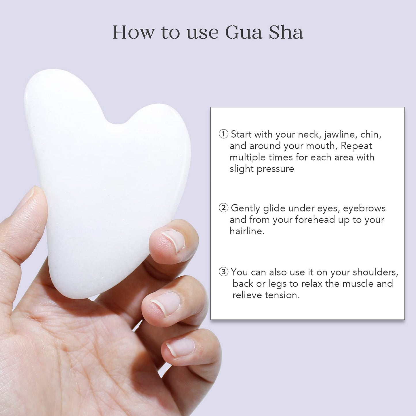 BAIMEI Jade Roller & Gua Sha Set