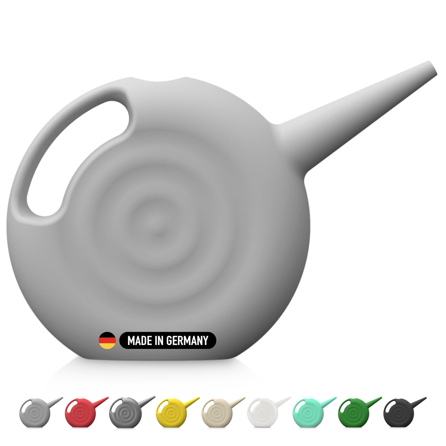 Blowmold.Design Gießkanne in Schwarz – 2 Liter Giesskanne Robust für Innen und Außen - Perfekt für Zimmerpflanzen & Garten