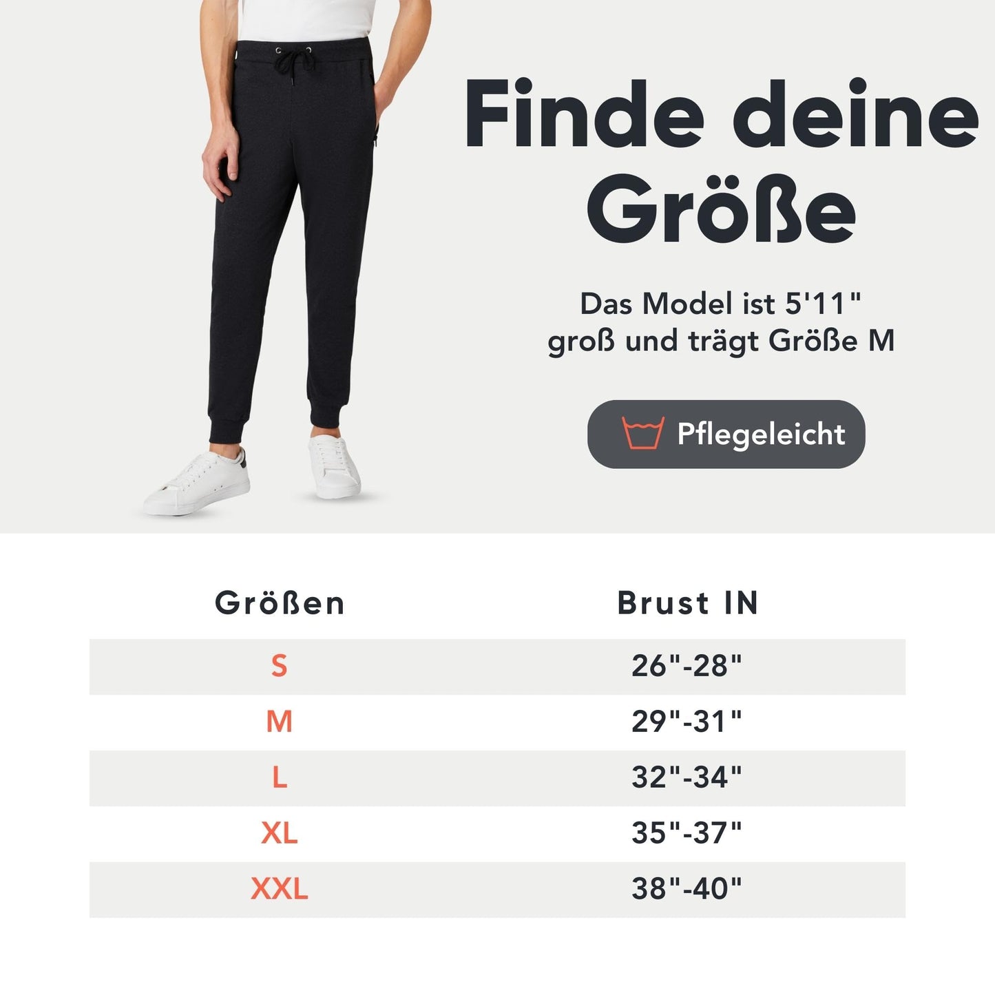 Men’s Slim Fit Joggers – Fleece-Lined Sweatpants