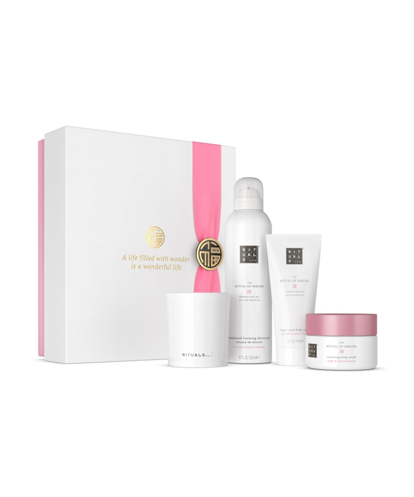 RITUALS The Ritual of Sakura Gift Set Medium Luxurious Body Care with Rice Milk Cherry Blossom