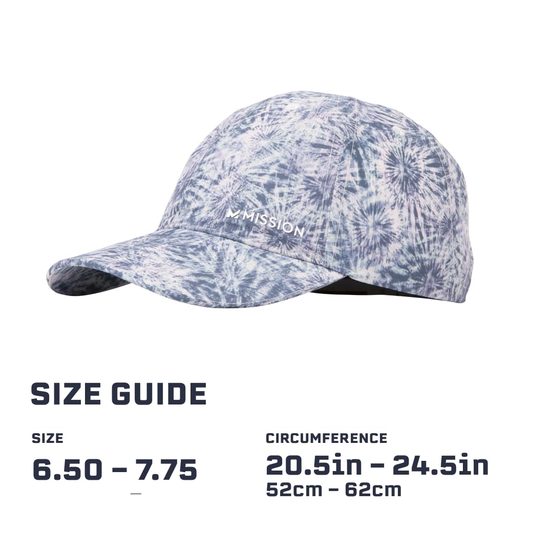 MISSION Cooling UPF Performance Hat - Unisex One Size Cap for Workouts, Golf & Running - Sweat & Water Activated Technology