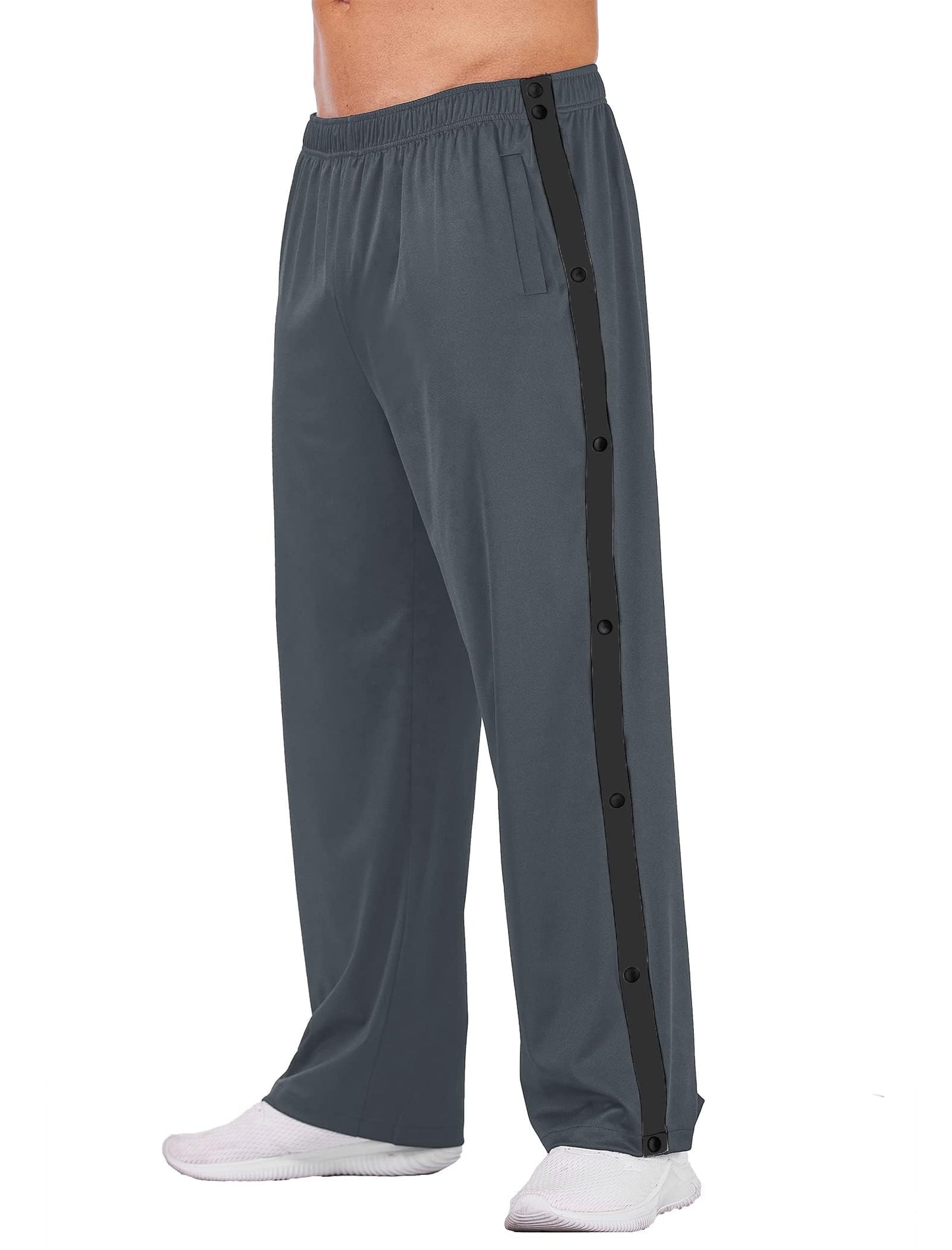 PINSPARK Men’s Rehab Joggers – Tear-Away Athletic Pants