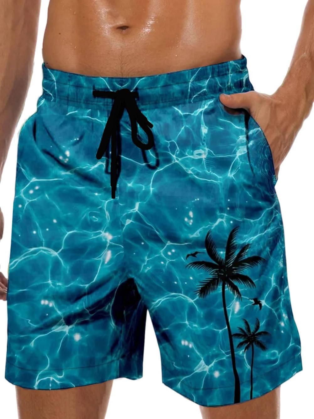 MARZXIN Men’s Quick-Dry Swim Shorts