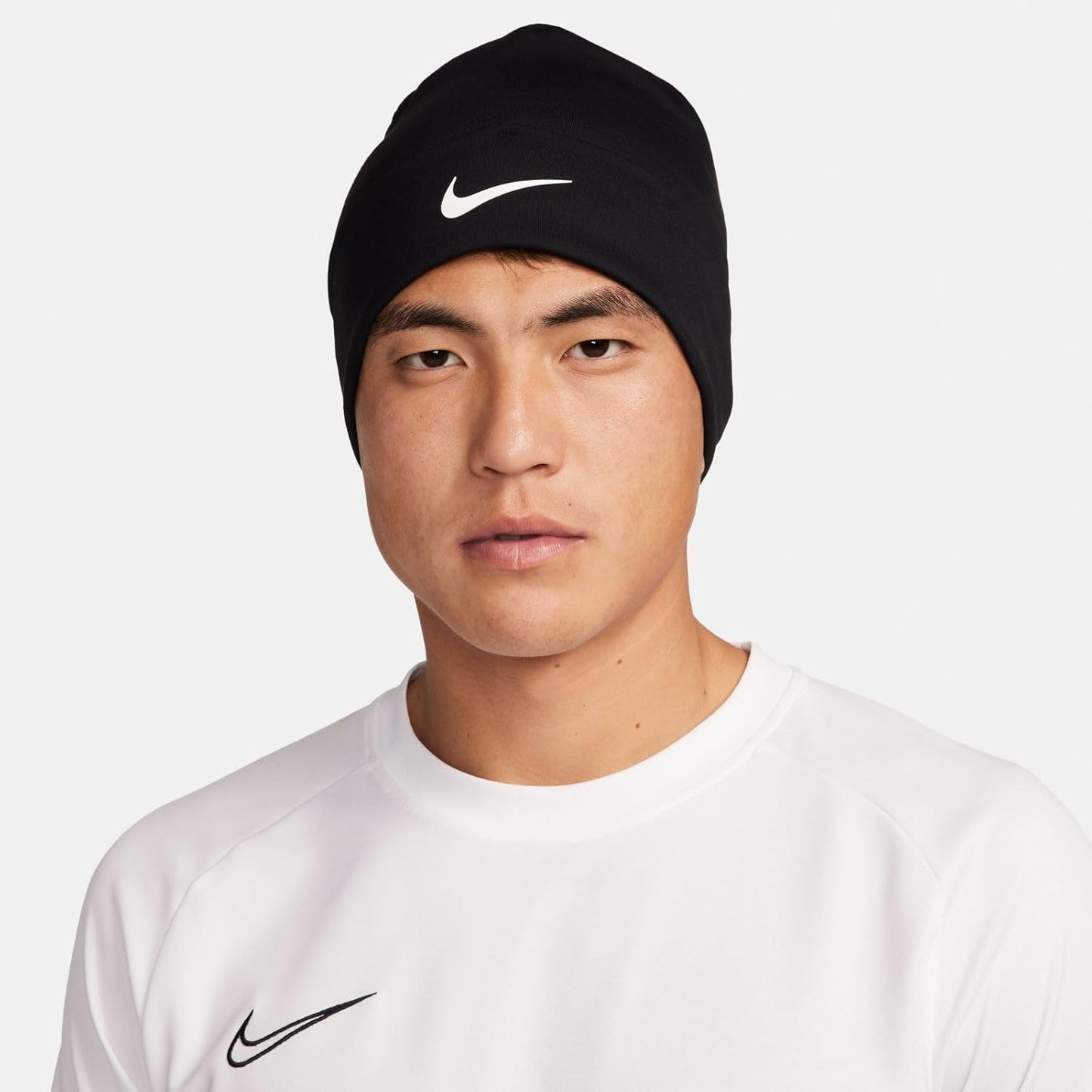 Nike Herren Peak Beanie-Mütze, Black/White, Einheitsgröße EU