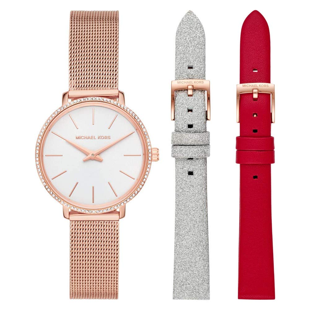 Michael Kors Pyper Women's Quartz Watch with Stainless Steel or Leather Strap
