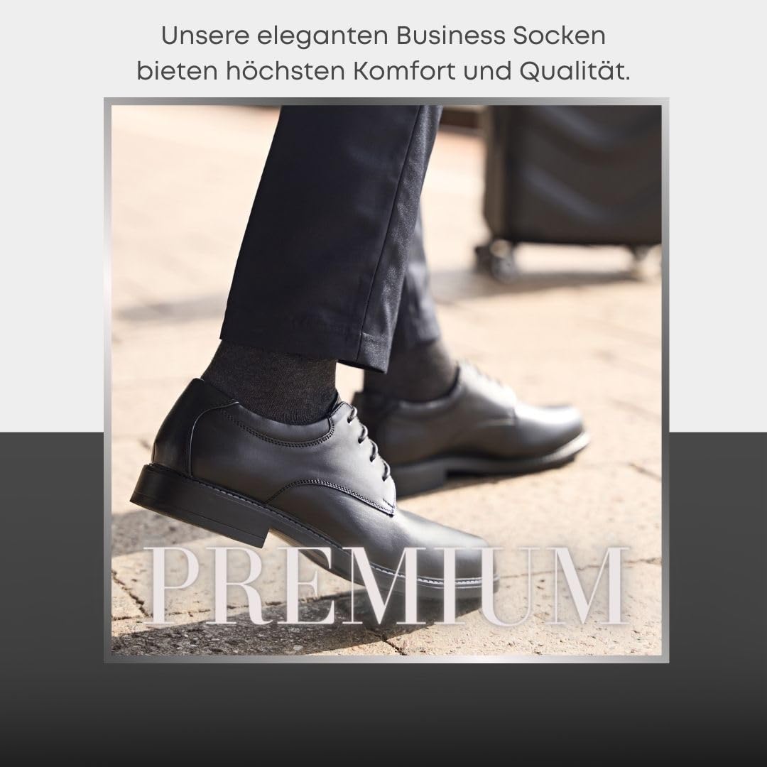 Men’s Business Socks – 10-Pack Breathable Cotton Dress Socks