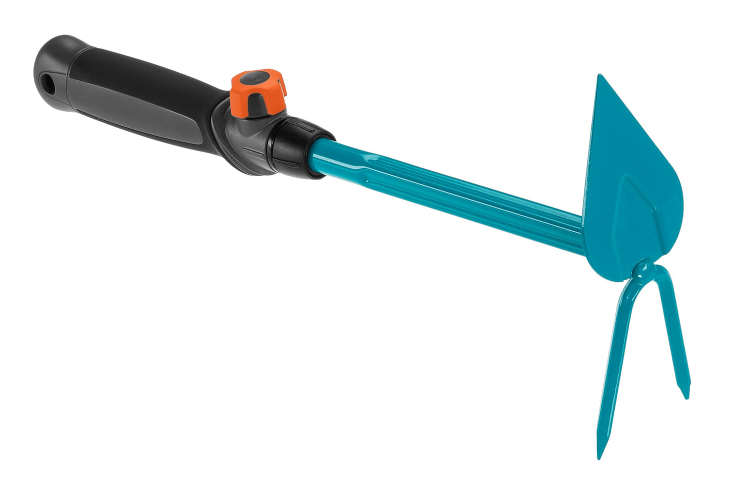 Gardena combisystem-Kleinhäckchen: 3-Zinken-Doppelhacke zum Lockern/Lüften und Jäten des Bodens, Arbeitsbreite 6,5 cm, ergonomischer Griff, Korrosionsschutz (8915-20)