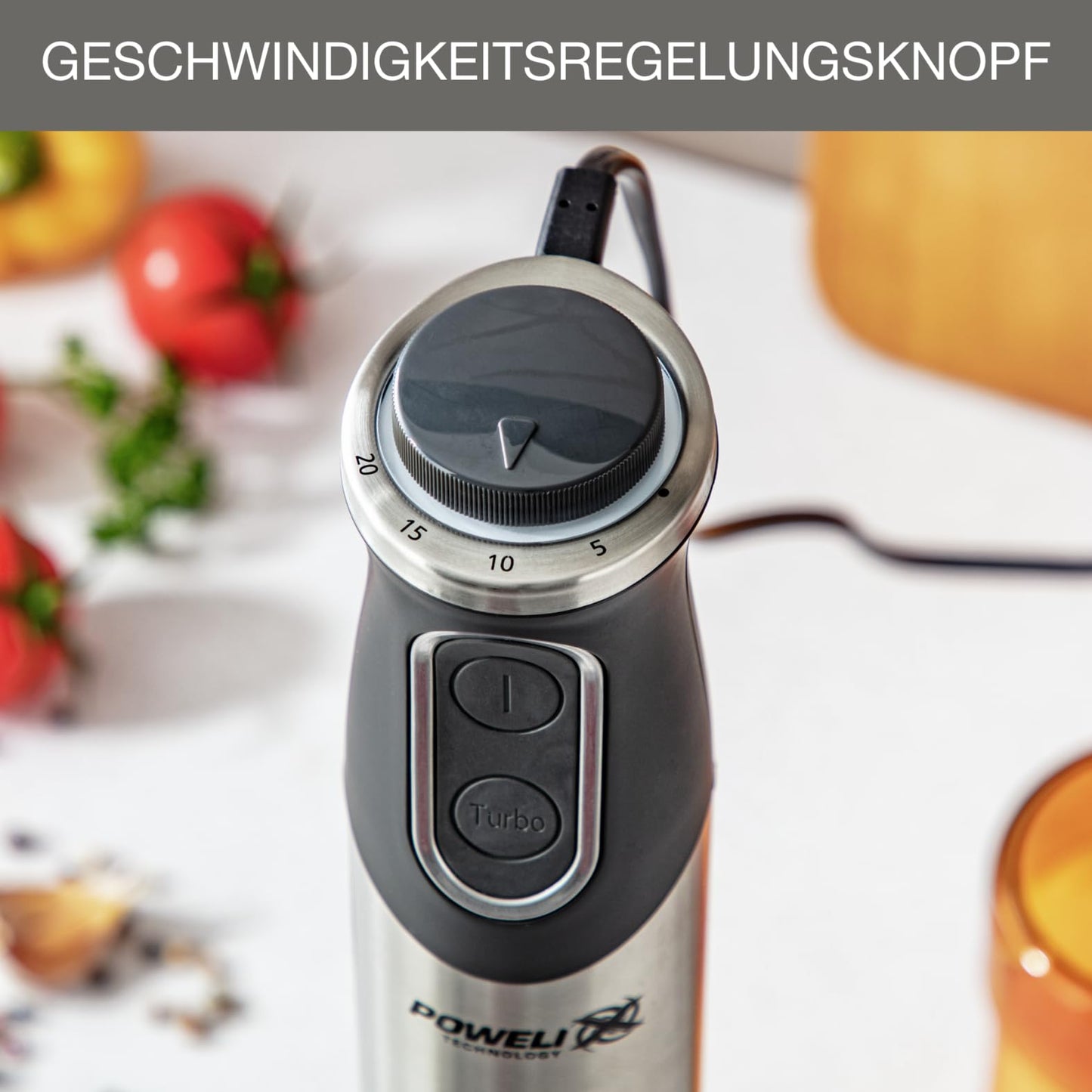 Krups Steffen Henssler Special Edition HZ656815 Stabmixer, 1000, Edelstahl, 800 milliliters, Schwarz/Silber