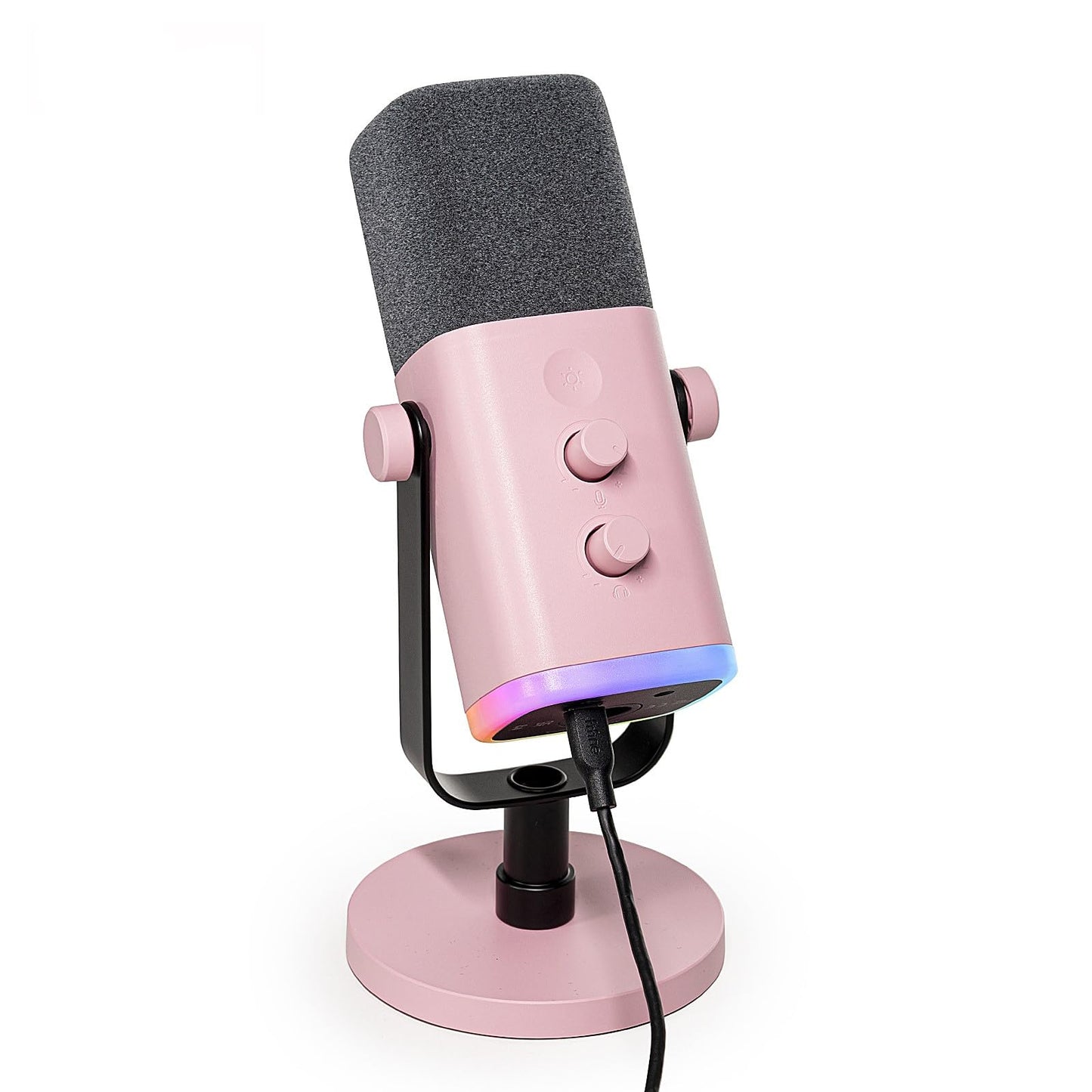 FIFINE XLR Streaming Microphone for Podcast Studio, USB Dynamic Microphone Gaming PC with Mute Button, for PS4/5 Mac Mixer Sound Cards