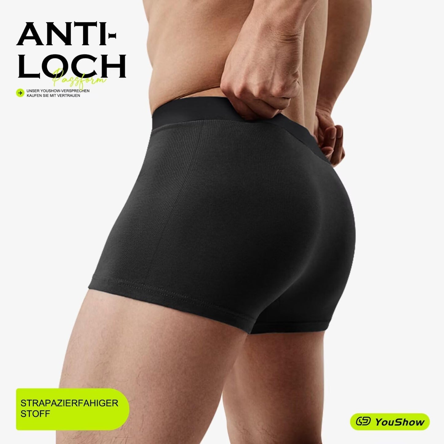 YouShow Men’s Boxer Shorts 6-Pack